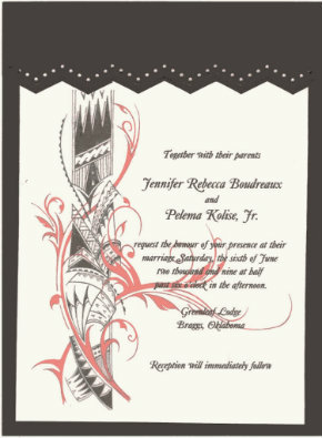 wedding invitation
