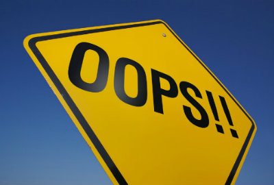 oops sign