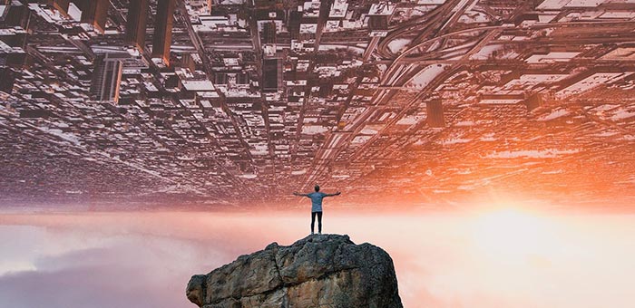 futuristic city